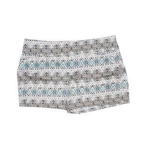 Calvin Klein Womens Short Shorts Size 2 Blue & White Patterned